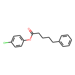 5-Phenylvaleric acid, 4-chlorophenyl ester