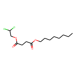 Succinic acid, 2,2-dichloroethyl octyl ester
