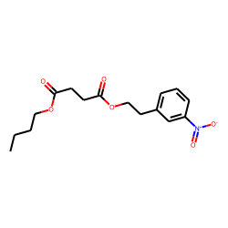 Succinic acid, butyl 2-(3-nitrophenyl)ethyl ester