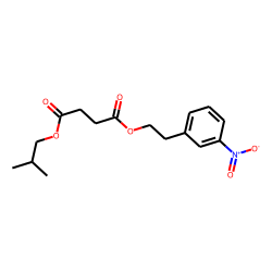 Succinic acid, isobutyl 2-(3-nitrophenyl)ethyl ester