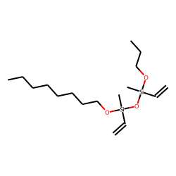 Silane, methylvinyl(octyloxy)(methylvinylpropoxysilyloxy)-