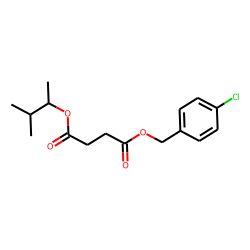 Succinic acid, 3-methylbut-2-yl 4-chlorobenzyl ester