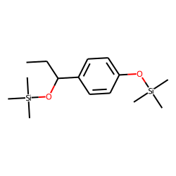 1-Propanol, 1-(4-hydroxyphenyl), bis-TMS