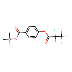 Benzoic acid, 4-pentafluoropropionyloxy-, trimethylsilyl ester