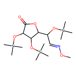 D-(+)-Glucuronic acid «gamma»-lactone, tris(trimethylsilyl) ether, methyloxime (anti)