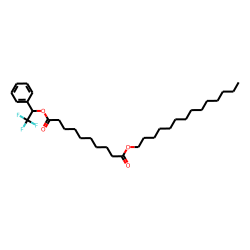 Sebacic acid, 1-phenyl-2,2,2-trifluoromethylethyl tetradecyl ester