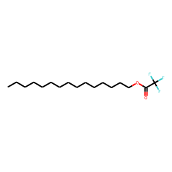 Trifluoroacetic acid, pentadecyl ester