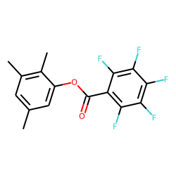 2,3,5-Trimethylphenol, pentafluorobenzoyl ester