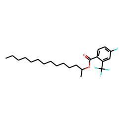 4-Fluoro-2-trifluromethylbenzoic acid, 2-tetradecyl ester
