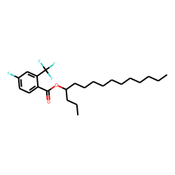 4-Fluoro-2-trifluromethylbenzoic acid, 4-pentadecyl ester