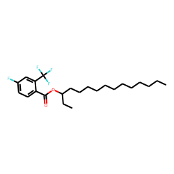 4-Fluoro-2-trifluromethylbenzoic acid, 3-pentadecyl ester