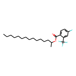 4-Fluoro-2-trifluromethylbenzoic acid, 2-pentadecyl ester