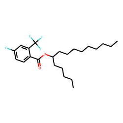 4-Fluoro-2-trifluromethylbenzoic acid, 6-pentadecyl ester