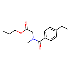 Sarcosine, N-(4-ethylbenzoyl)-, propyl ester