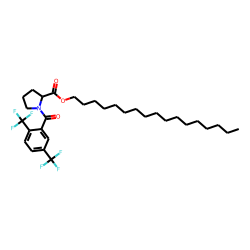 L-Proline, N-(2,5-ditrifluoromethylbenzoyl)-, heptadecyl ester