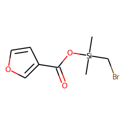 3-Furoic acid, bromomethyldimethylsilyl ester
