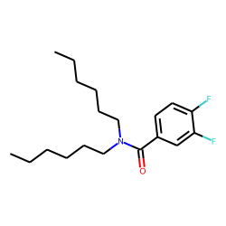 3,4-Difluorobenzamide, N,N-dihexyl-