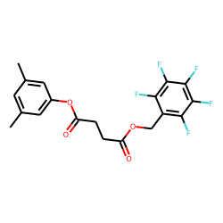 Succinic acid, 3,5-dimethylphenyl pentafluorobenzyl ester
