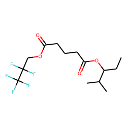 Glutaric acid, 2-methylpent-3-yl 2,2,3,3,3-pentafluoropropyl ester
