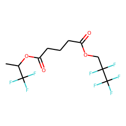 Glutaric acid, 1,1,1-trifluoroprop-2-yl 2,2,3,3,3-pentafluoropropyl ester
