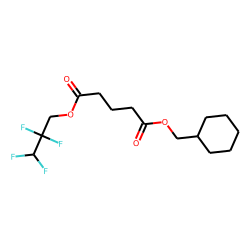 Glutaric acid, cyclohexylmethyl 2,2,3,3-tetrafluoropropyl ester