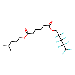 Adipic acid, isohexyl 2,2,3,3,4,4,5,5-octafluoropentyl ester