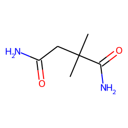 Butanedioic acid, 2,2-dimethyl, diamide