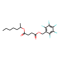 Succinic acid, hept-2-yl pentafluorobenzyl ester