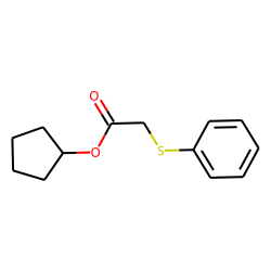 (Phenylthio)acetic acid, cyclopentyl ester