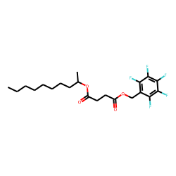 Succinic acid, dec-2-yl pentafluorobenzyl ester