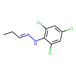 Propanal, 2,4,6-trichlorophenyl hydrazone, #1