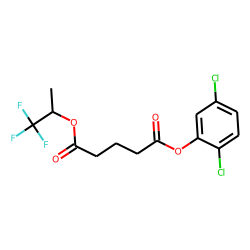 Glutaric acid, 1,1,1-trifluoroprop-2-yl 2,5-dichlorophenyl ester