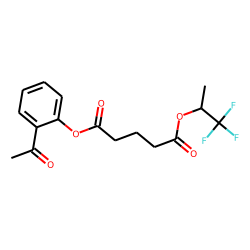 Glutaric acid, 1,1,1-trifluoroprop-2-yl 2-acetylphenyl ester