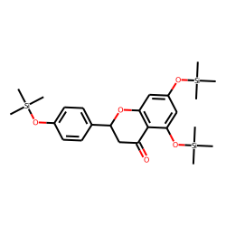 4',5,7-Trihydroxyflavanone, tris(trimethylsilyl) ether