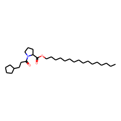 L-Proline, N-(3-cyclopentylpropionyl)-, hexadecyl ester