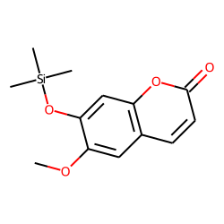 Scopoletin, trimethylsilyl ether