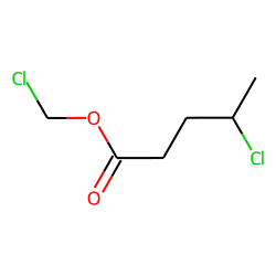 Chloromethyl 4-chloropentanoate
