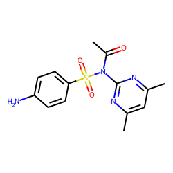 N-acetyl-n-(p-aminobenzene-sulfonyl)-2-amino-4,6-dimethylpyrimidine
