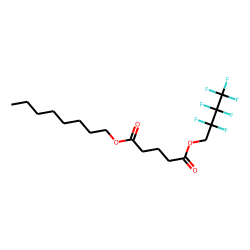 Glutaric acid, 2,2,3,3,4,4,4-heptafluorobutyl octyl ester