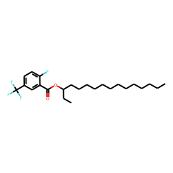2-Fluoro-5-trifluoromethylbenzoic acid, 3-hexadecyl ester