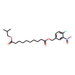Sebacic acid, isobutyl 3-nitro-4-fluorobenzyl ester