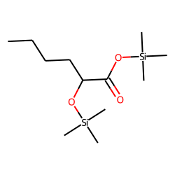 Hexanoic acid, 2-[(trimethylsilyl)oxy]-, trimethylsilyl ester