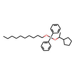 Silane, diphenyl(1-cyclopentylethoxy)decyloxy-