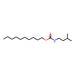 Carbonic acid, monoamide, N-3-methylbutyl-, decyl ester