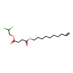 Succinic acid, 2,2-dichloroethyl dec-9-en-1-yl ester