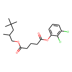 Glutaric acid, 2,3-dichlorophenyl 2,4,4-trimethylpentyl ester