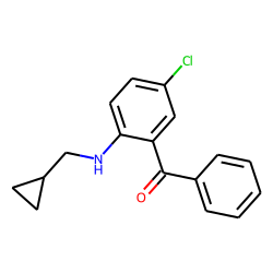 Methanone, [5-chloro-2-[(cyclopropylmethyl)amino]phenyl]phenyl-
