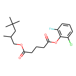 Glutaric acid, 2-chloro-6-fluorophenyl 2,4,4-trimethylpentyl ester