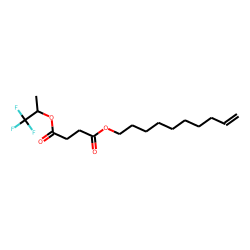 Succinic acid, 1,1,1-trifluoroprop-2-yl dec-9-en-1-yl ester
