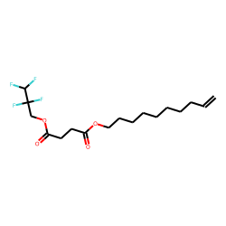 Succinic acid, 2,2,3,3-tetrafluoropropyl dec-9-en-1-yl ester